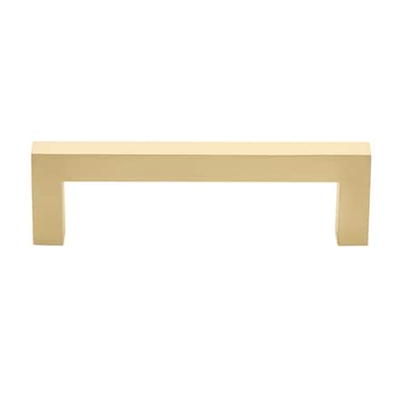 Gliderite Hardware 3-3/4 in. Center to Center Solid Square Bar Pull Champagne Gold 21683-96-CHPG-1